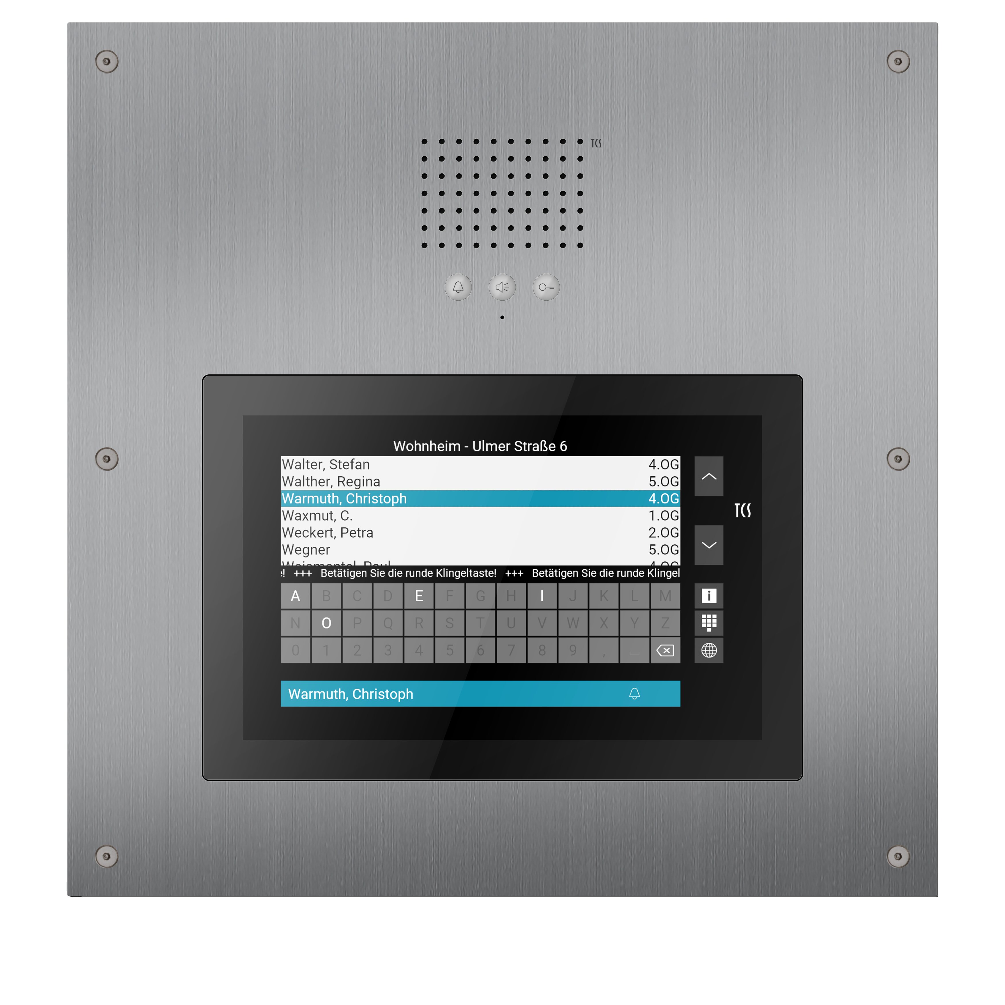 AD6 1000WE Touchscreen UP waagerecht ES