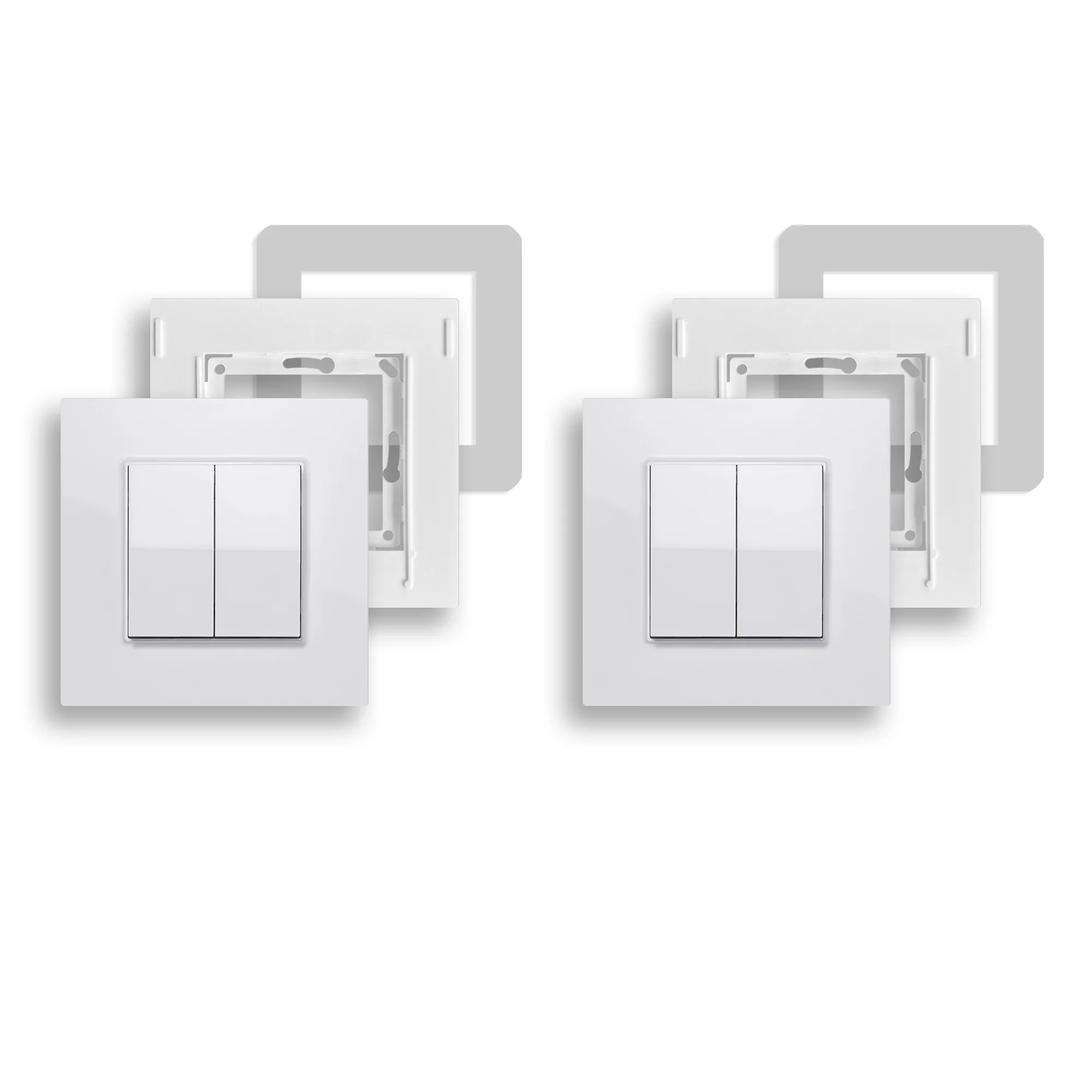 2er Paket smarte batteriefreie Funk-Schalter für Philips Hue